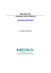 Moxa Technologies V2401 User`s manual