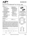 Silicon Laboratories SI2494/39 Specifications