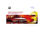 BMW 3 ELECTICAL SYSTEM Owner`s manual