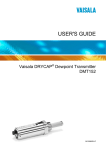 Vaisala Drycap DMT152 User`s guide