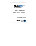 Multitech MULTIVOIP MVP-130 User guide