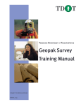 TDOT Geopak Survey Training Manual