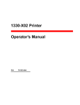 MTX 1330-X02 Operator`s manual