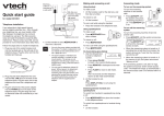 VTech CD1291 User`s manual