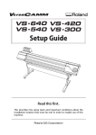 Roland VS-540 Setup guide