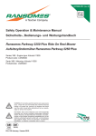 Ransomes Parkway 2250 Plus Operating instructions