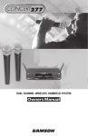 Samson Conert 277 Specifications