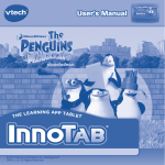 VTech InnoTab Software - Penguins of Madagascar CLEARANCE User`s manual