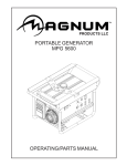 Magnum MPG 5600 Operator`s manual