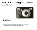 Vivitar ViviCam F324 User manual