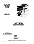 Craftsman 919.679580 Owner`s manual