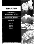 Sharp Carousel II R-3A94 Specifications