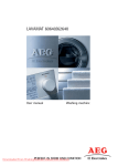 AEG LAVAMAT 60640 User manual