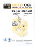 Weil-McLain D Gas Series 2 Operating instructions