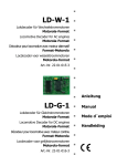 Motorola LD-W-1 Specifications