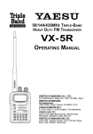 Vertex Standard VX-456 Specifications