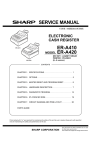 Sharp ER-A420 Service manual