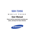 Samsung SGH-S425G User manual
