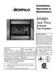 Montigo M38BV-ST See-Thru Specifications