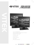 Vitek VTM-LCD194M User`s manual