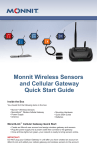 Monnit Wireless Sensorsand Cellular Gateway Product data