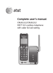 AT&T CRL81112 User`s manual