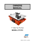 Clipper CTC701 Owner`s manual