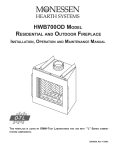 Monessen Hearth HWB700OD Specifications