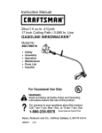 Craftsman 358.795510 Instruction manual