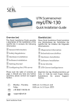 SEH myUTN-130 Installation guide