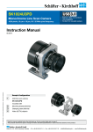 Sch"after+Kirchhoff SK1024U3PD Instruction manual