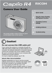 Ricoh CAPLIO Caplio R4 User guide