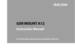 Ricoh A12 Instruction manual