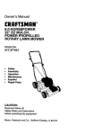 Craftsman 917.377401 Owner`s manual