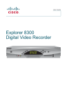 Cisco Explorer 8300 User guide