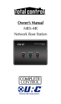 Universal Remote Control MRX-4IR Owner`s manual
