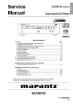 Marantz SA8001 Specifications