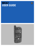 Motorola MC67 User guide