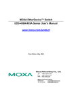 Moxa Technologies EDS-405A User`s manual