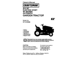 Craftsman EZ3 917.272960 Owner`s manual