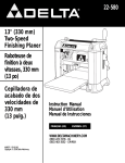 Delta 18657 Instruction manual