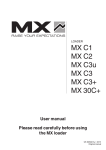 MX  C2 User manual