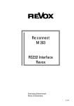 Revox M642 HD Technical data