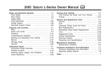 Saturn 2005 L-Series Specifications