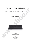 D-Link DSL-2640U User manual