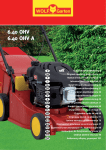 Wolf Garten 6.40 E Operating instructions