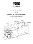 RV Products 6535 SERIES Service manual