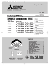 Mitsubishi Mr.Slim PLA-A-AA Service manual