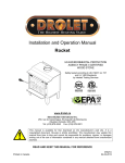 Drolet Rocket E.P.A Specifications