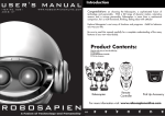 Robosapien 8081 User`s manual